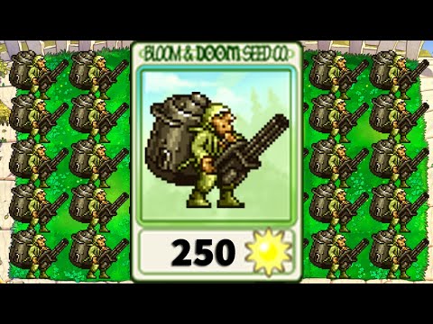 Plants vs Zombies Mod Metal Slug Edition - SOLDADO con METRALLETA : Pvz HARD MOD