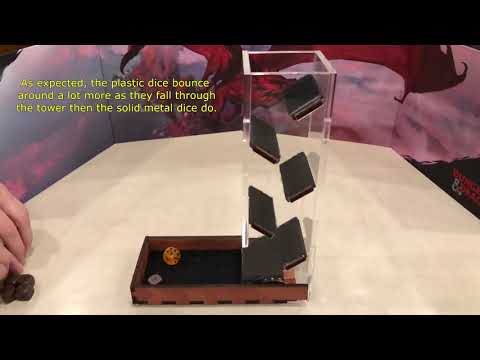 C4Labs Dice Tower Slow Motion Drop Test