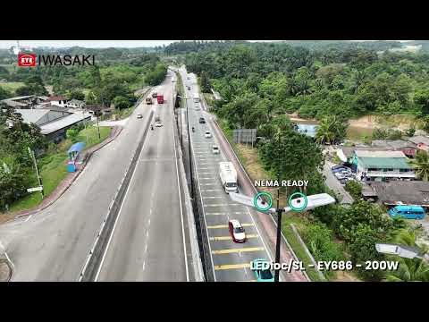 EY686 Street Light Showcase @ Senai Airport Road Johor | Selangor | LEDioc/SL EY686- 200W