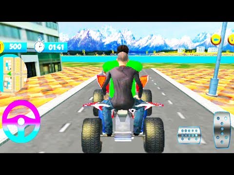 ATV Mountain Road Motocross Bike Taxi Racing Game | Atv Bike 3D Games | Extreme Dirt Atv Bike Games
