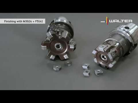 Walter BLAXX Heptagon фреза с семигранными пластинами.