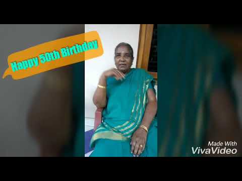 Annapurna / Tabitha aunty 50th Birthday wishes