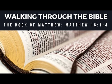 What Sign Did Jesus Give the Pharisees? [Matthew 16:1-4] [Lesson 80] [W.T.T.B.]