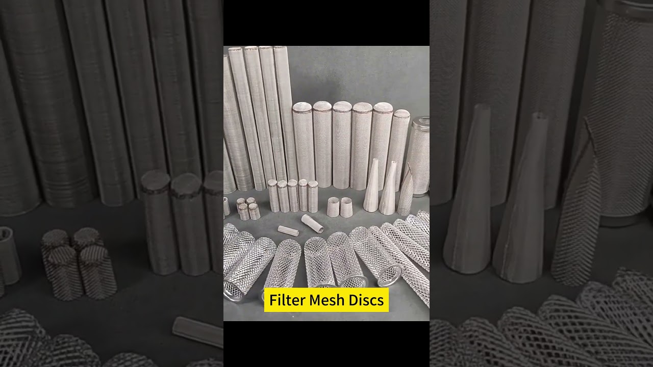 Showcasing Weave Filter Mesh Discs: Diverse Product Range Display