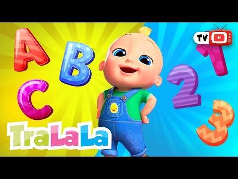 Cântecul Alfabetului 📚 Cifrele și ALTE Cântece Educative pentru Copii 🔠 TraLaLa