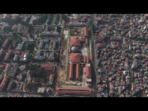 सिंहदरबारभित्र बनिरहेको संसद भवनको भिडियो टुर