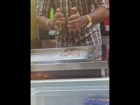 tawa roll icecream 🍨 in gandhidham , Gujarat #foodie #icecream #new