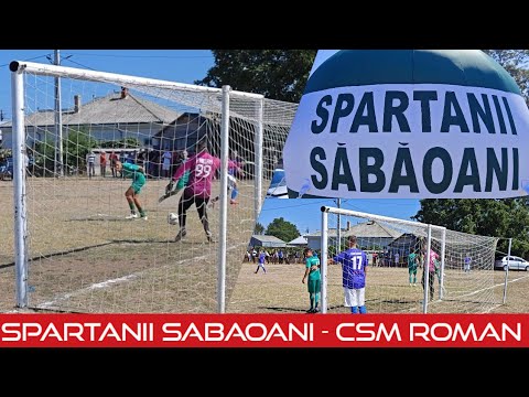 #1052 #Fotbal - Liga 4 Neamt: Spartanii Sabaoani - CSM Roman 0-3! Ephialtes a comis-o la Gheraesti!