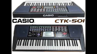 Video thumbnail for CASIO CTK 501 (DEMO songs) HiQ sound by Keyboards - review - repair
