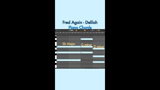 House Piano Chords - Fred Again - Delilah