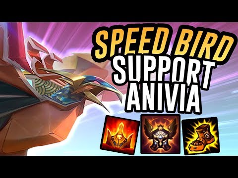 SPEED BIRD ANIVIA SUPPORT!! - Movement Speed Anivia Support - League of Legends