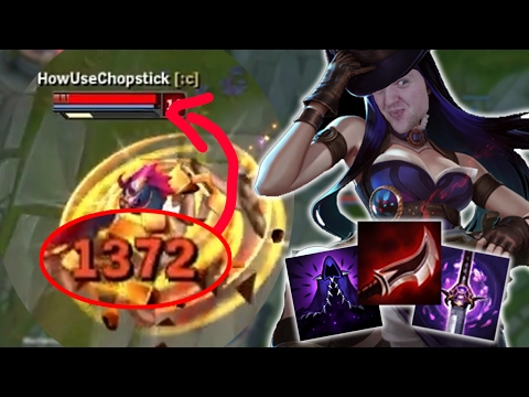 ONE SHOT ULTS?? FULL LETHALITY CAITLYN ADC - League of Legends Commentary