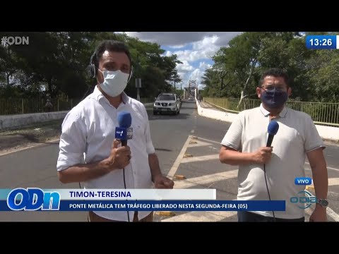 Ponte Metálica tem tráfego liberado nesta Segunda 05 07 2021