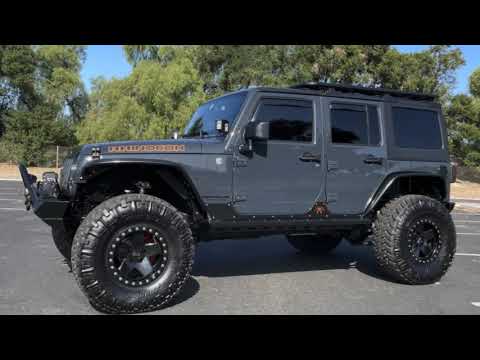 2016 Jeep Wrangler Rubicon 4X4 Custom Upgrades 56K Miles 480p