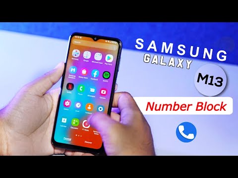 How to Block Mobile Number in Samsung Galaxy M13, Samsung M13 5g me Incoming Call Block Kaise Kare