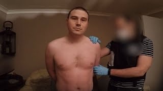 &#39;Serial paedophile&#39; David Wilson&#39;s arrest captured on bodycam