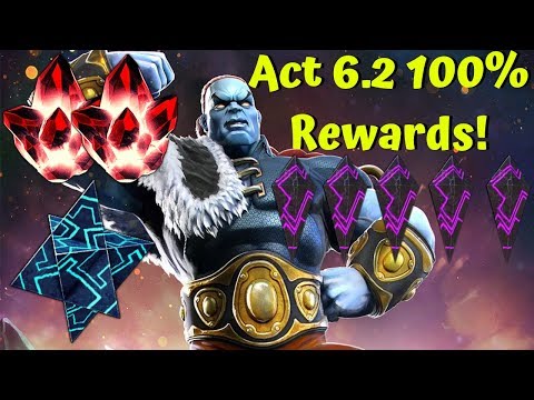Act 6.2 100% Rewards! 6* Crystal! Double 5* Crystals! - Marvel Contest of Champions