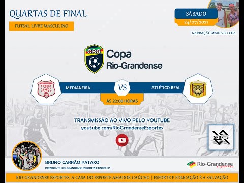 Quarta de final Copa Rio-Grandense futsal 2021 - Medianeira x Atlético real