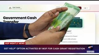 GET HELP" OPTION ACTIVATED BY MOF FOR CASH GRANT REGISTRATION