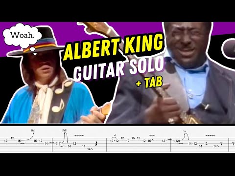 Albert King takes a solo on SRV song