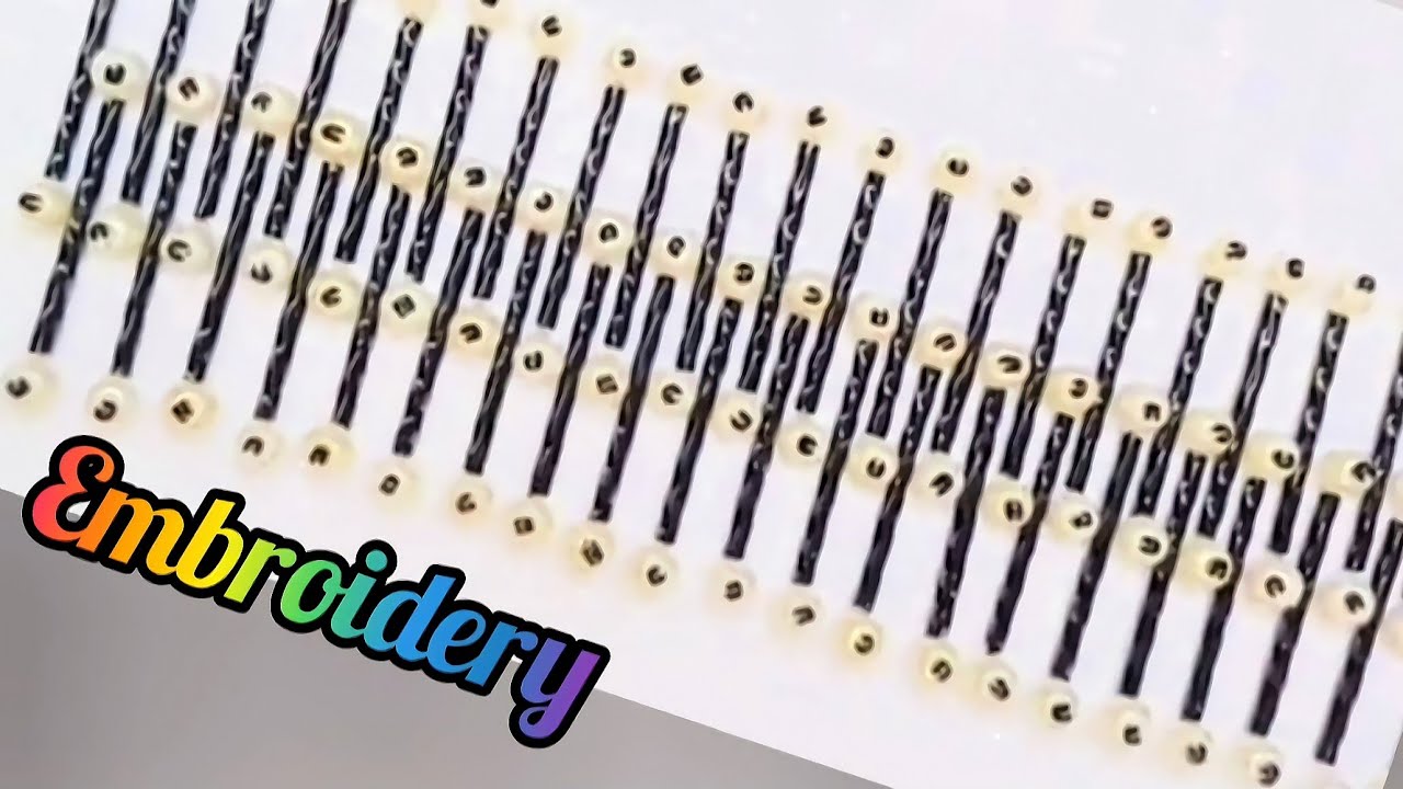 Masonic embroidery border sewing tutorial آموزش دوختن حاشیه دوزی مزونی