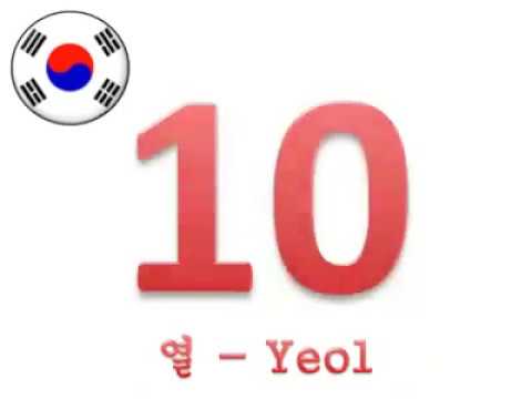 Números En Coreano Del 1 Al 100 | Usar Los Números Coreanos