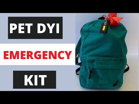 DYI Emergency & Evacuation Kits For Your Pets