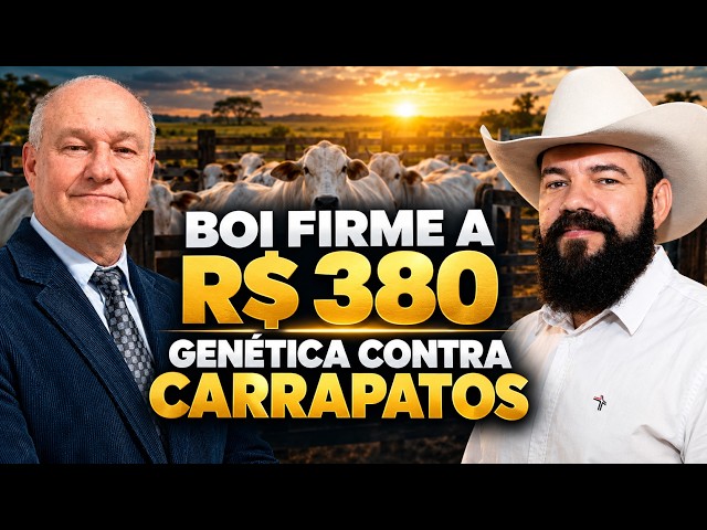 Boi Firme nos R$ 380; Como a Genética Reduz o Prejuízo com Carrapatos?