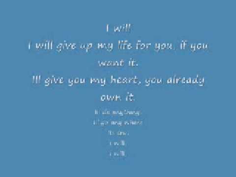 I WIll by Jimmy Wayne with lyrics