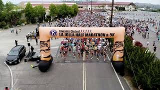 La Jolla Half Marathon Drone Highlights 2023