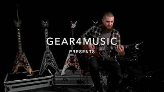 Video thumbnail for Dean ZX Flame Top Electric Guitar, Charcoal Burst | Gear4music Demo by Gear4music Guitars