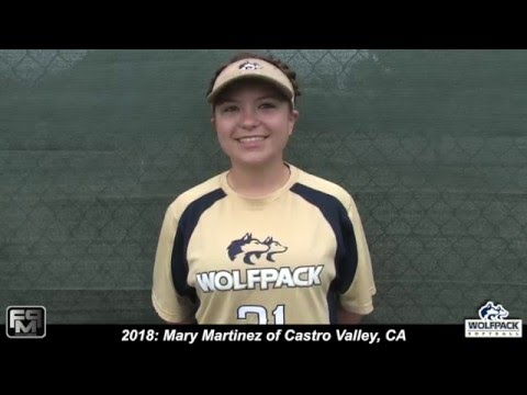 2018 Mary Martinez Third Base and Outfield Softball Skills Video