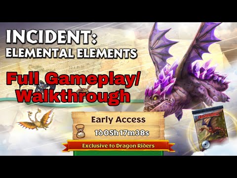 INCIDENT:ELEMENTAL ELEMENTS Full Walkthrough - Dragons:Rise of Berk