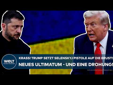 UKRAINE-KRIEG: Trump setzt Selenskyj die Pistole auf die Brust! Klares Ultimatum für US-Friedensplan