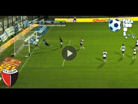 Salvada milagrosa. Gimnasia LP 0 - Colón 0. Fecha 7. Torneo Inicial 2013. Fútbol Para Todos