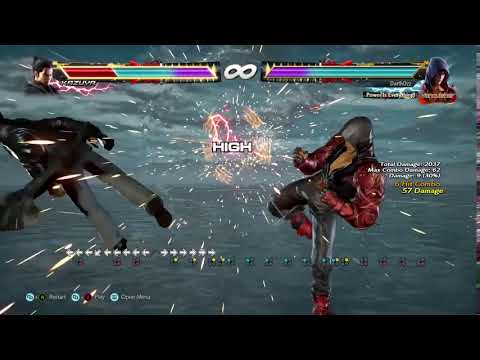 Jin F4 CH combo (Non crouch dash cancel)