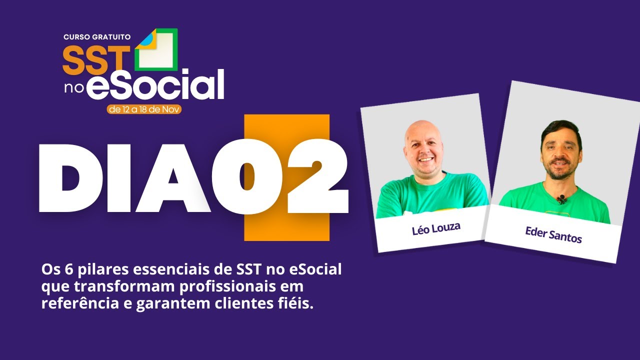 Aula 02 - Curso Gartuito de eSocial , com Eder Santos e Léo Louza