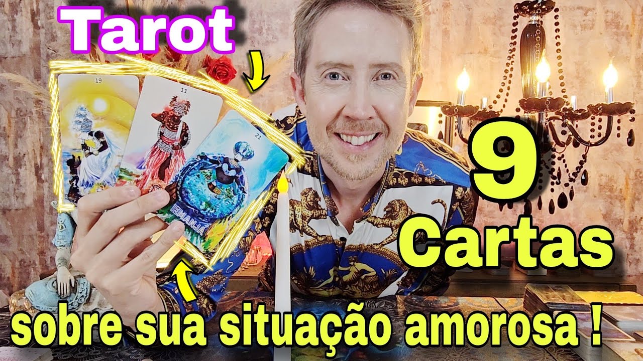 9 Cartas sobre sua situação amorosa ! Tarot de hoje ! Qual o futuro dessa relação?O que ele pretende