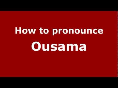 How to Pronounce Ousama - PronounceNames.com