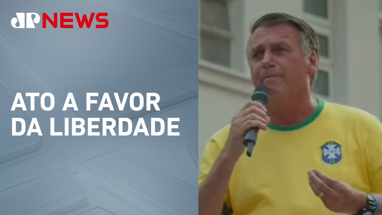Manifestantes deixam Avenida Paulista após discurso de Bolsonaro
