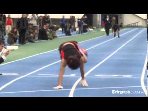 New record set for 100m on all fours