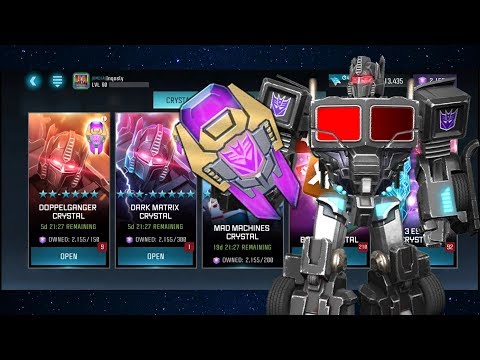 Nemesis Arena Ranking - Opening Nemesis Prime Crystals - Transformers: Forged to Fight