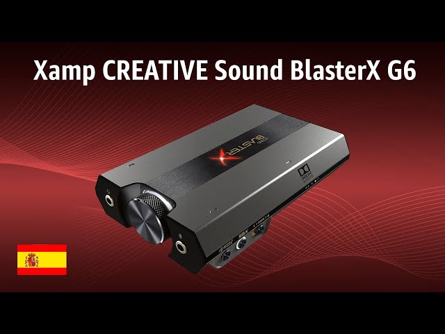 Vídeo relacionado con Creative G6 DAC para Juegos y Tarjeta de Sonido USB Externa 7.1 de Alta definición con Amplificador de Auriculares Xamp para PS5, PS4, Xbox One, Nintendo Switch y PC