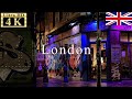 London Night Walk Shoreditch 4K 60fps