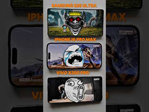 Iphone 16 pro max vs Samsung s25 ultra vs vivo x200 pro #shortsfeed #shorts