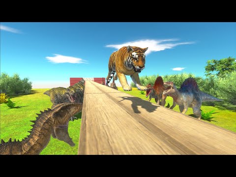 Escape from the Jaws of the Dinosaur - Animal Revolt Battle Simulator