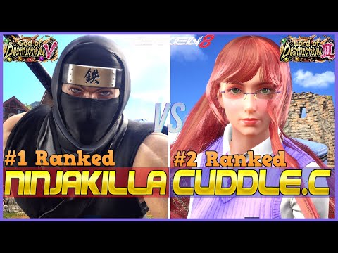 T8 ▰ NinjaKilla (#1 Ranked Law) vs CUDDLE CORE (#2 Ranked Alisa) ▰ Tekken 8 High Level Gameplay