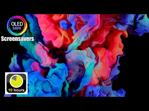 Liquid Ink Abstract Refracted - 10 Hours - 4K - OLED Safe