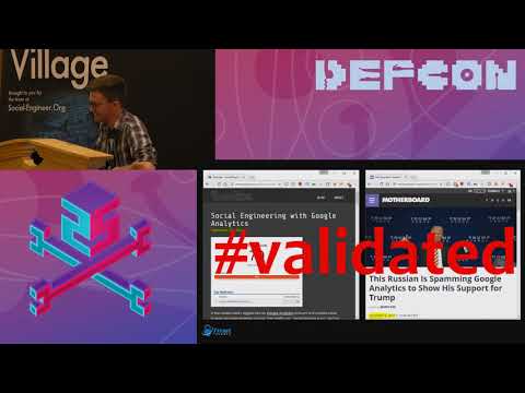 DEF CON 25 SE Village - Tyler Rosonke - Social Engineering With Web Analytics