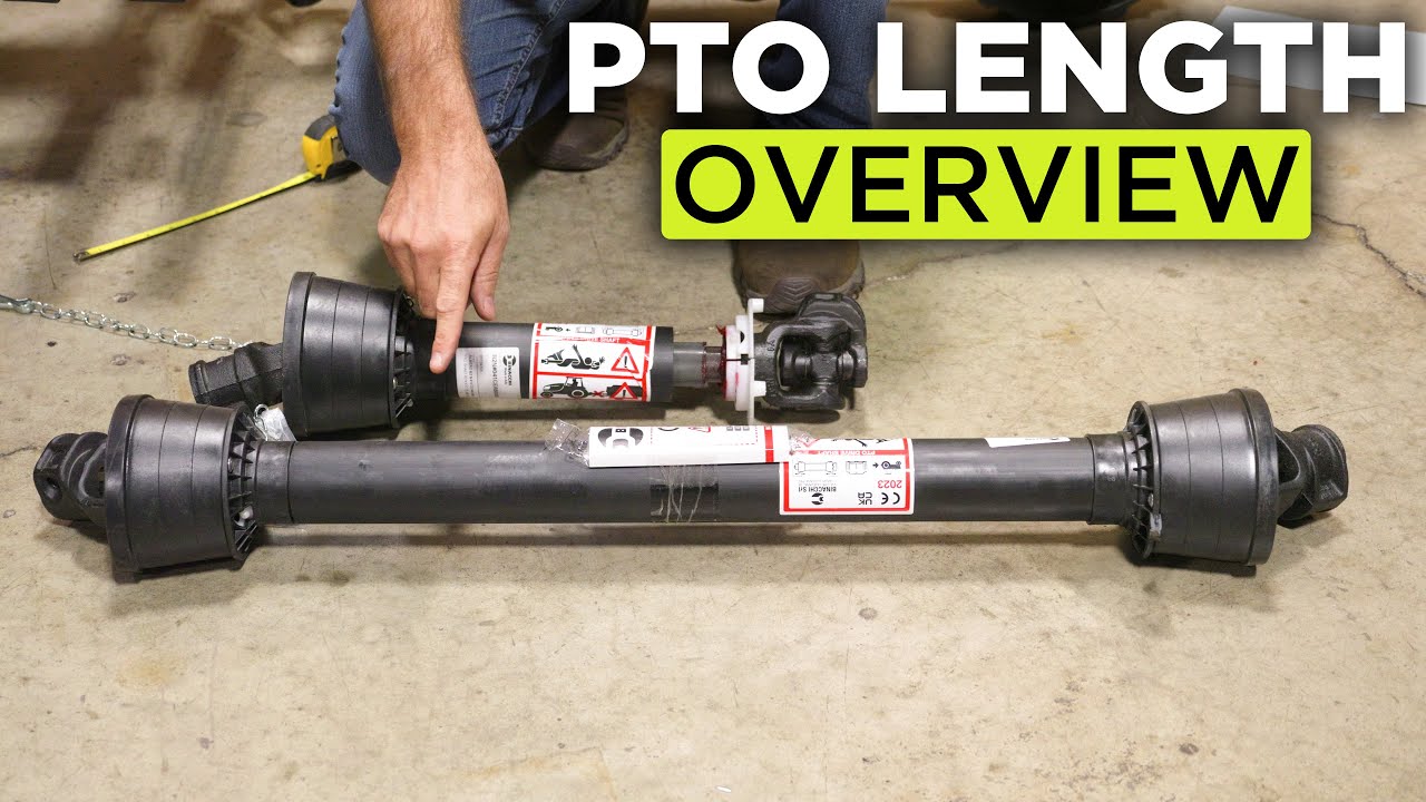 Choosing The Right PTO Shaft For Your Wizard Planter/Seeder